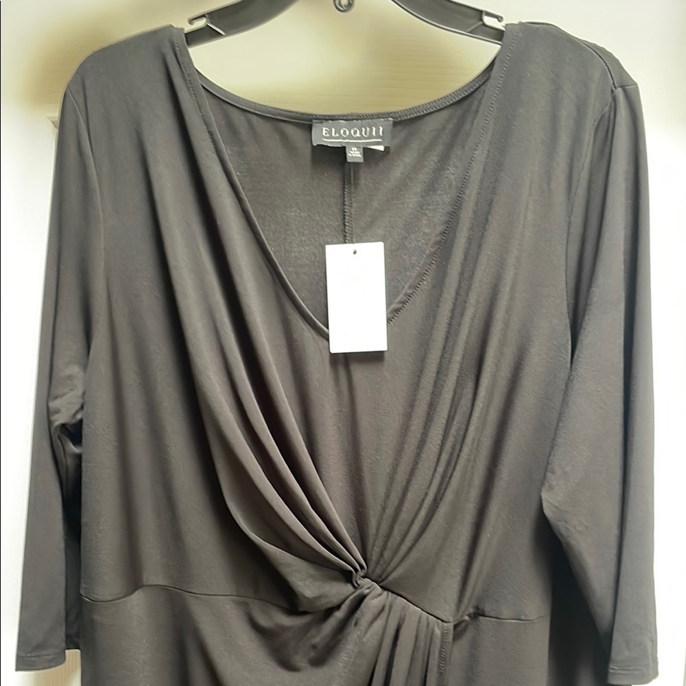 Eloquii Evenings Black Women's Dress Size 20